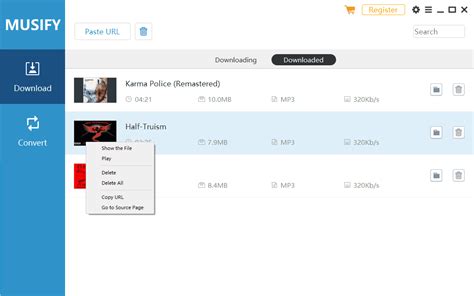 Lade Musify Music Downloader fr Windows kostenlos herunter, eine der beliebtesten Apps des Entwicklers iTubeGo. . Musify music downloader